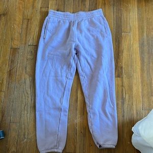 lavender OV nimbus sweatpants